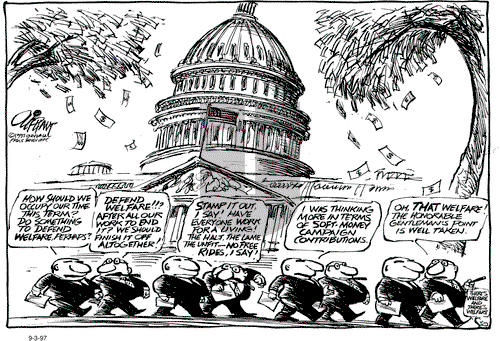 Pat Oliphant on Wednesday September 3, 1997 Comic Strip