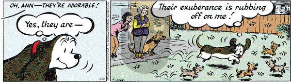 Fred Basset on Monday March 22, 2021 Comic Strip