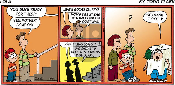 Lola on Sunday October 27, 2013 Comic Strip