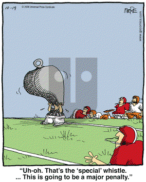 In the Bleachers on Thursday October 19, 2006 Comic Strip