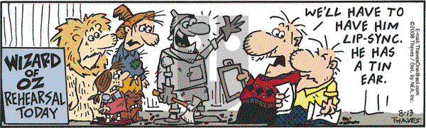 Frank and Ernest on Wednesday August 13, 2008 Comic Strip