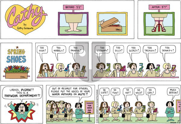 Cathy Classics on Sunday May 3, 2009 Comic Strip