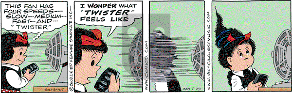 Nancy on Wednesday October 7, 2009 Comic Strip