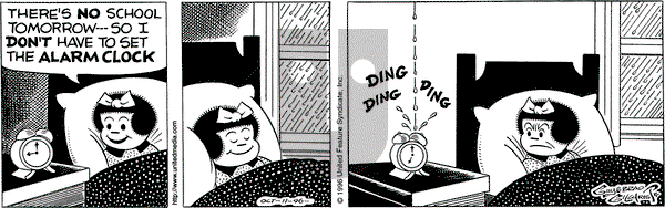 Nancy on Friday October 11, 1996 Comic Strip