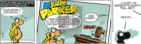 Over the Hedge on Wednesday August 4, 2021 Comic Strip