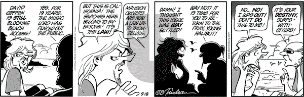 Doonesbury on Wednesday September 18, 2002 Comic Strip