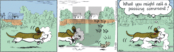 Fred Basset on Saturday October 9, 2010 Comic Strip