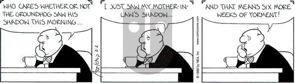 The Born Loser on Tuesday February 2, 1999 Comic Strip