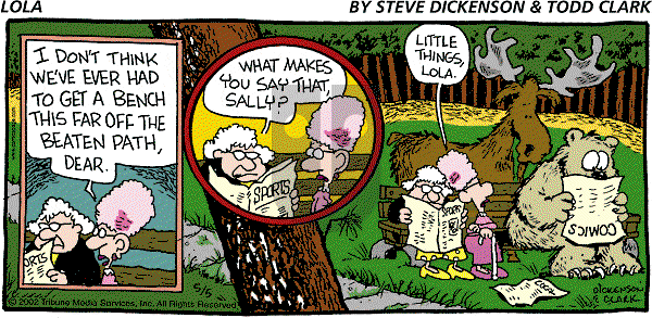 Lola on Sunday May 5, 2002 Comic Strip