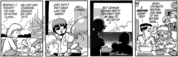 Doonesbury on Monday October 25, 1993 Comic Strip