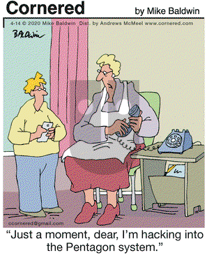 Cornered on Tuesday April 14, 2020 Comic Strip