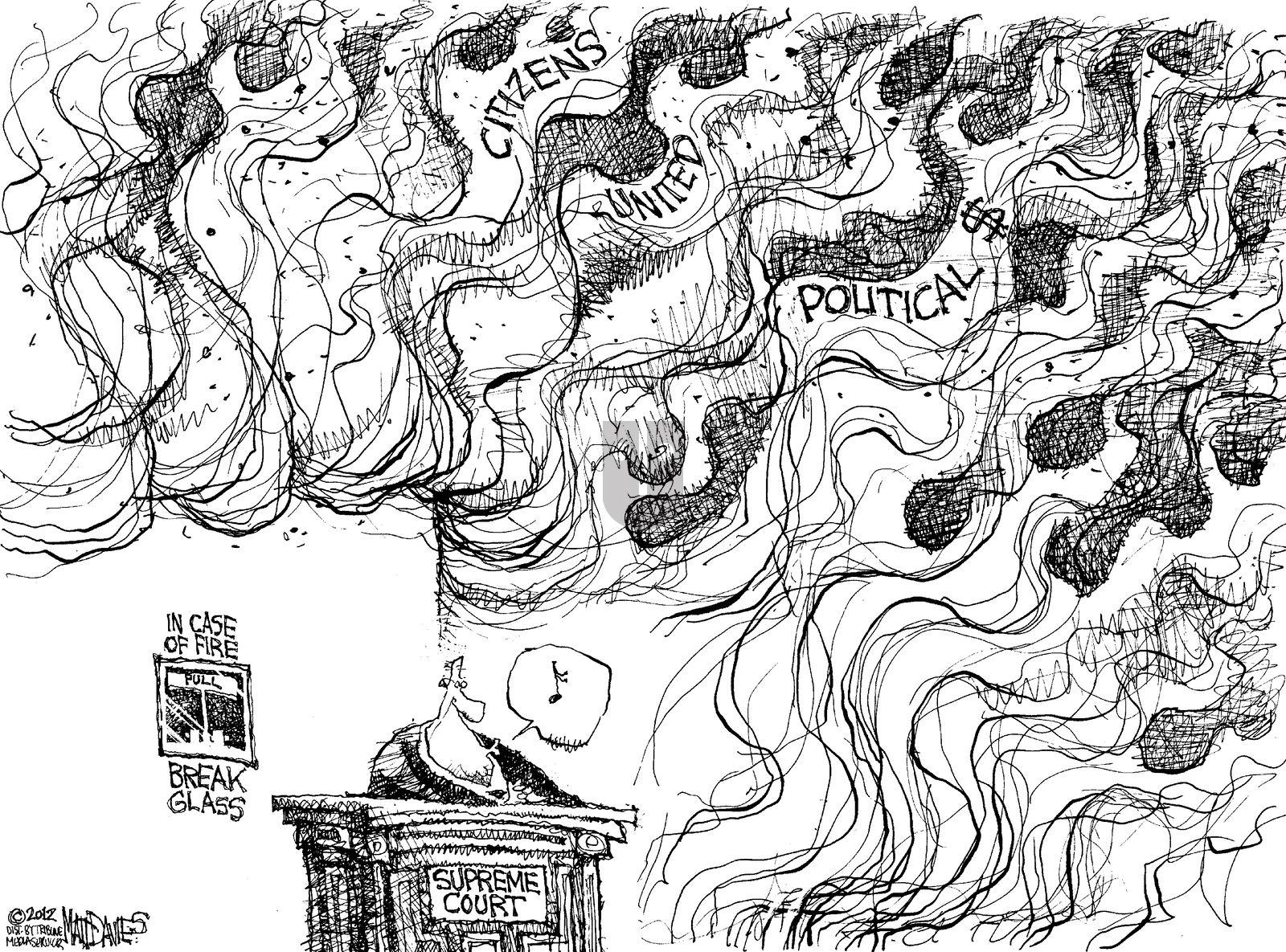 Matt Davies - Wednesday June 27, 2012 Comic Strip