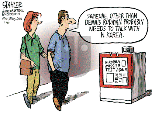 Jeff Stahler on Thursday July 6, 2017 Comic Strip