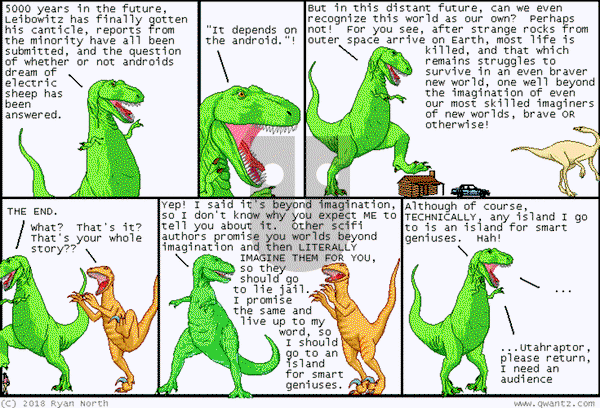 Dinosaur Comics on Friday January 24, 2025 Comic Strip