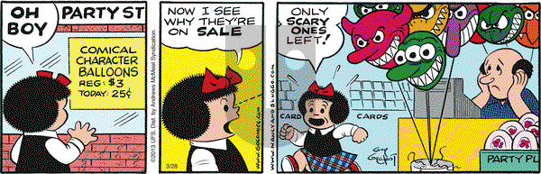 Nancy on Wednesday March 28, 2018 Comic Strip