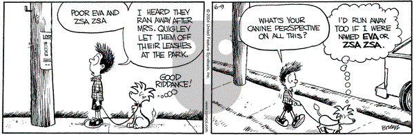 Grand Avenue on Wednesday June 9, 2004 Comic Strip