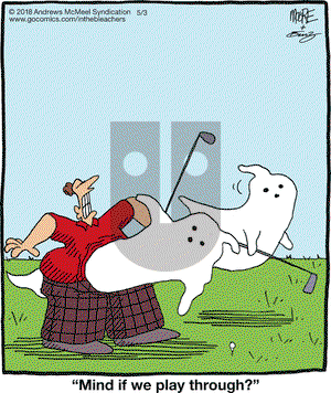 In the Bleachers on Thursday May 3, 2018 Comic Strip