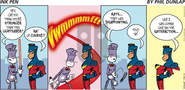 Ink Pen on Sunday July 22, 2012 Comic Strip