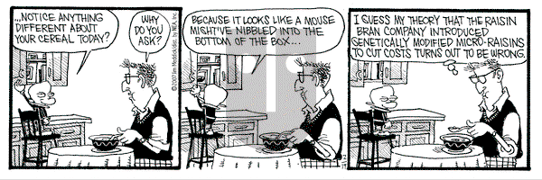 Monty on Saturday February 24, 2007 Comic Strip