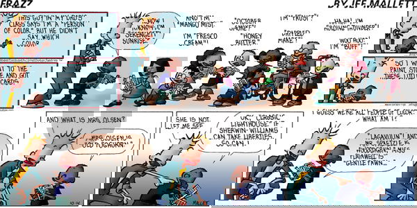 Frazz on Sunday October 14, 2001 Comic Strip