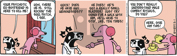 Pooch Cafe on Friday May 1, 2015 Comic Strip