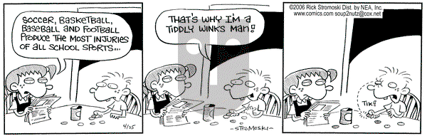 Soup to Nutz - Old on Tuesday April 25, 2006 Comic Strip