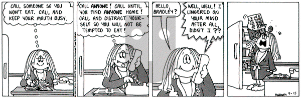 Cathy Classics on Tuesday September 15, 1998 Comic Strip