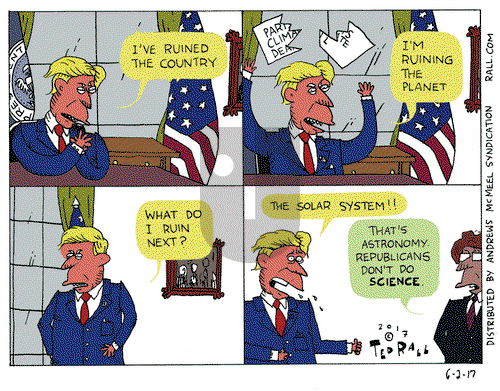 Ted Rall on Friday June 2, 2017 Comic Strip
