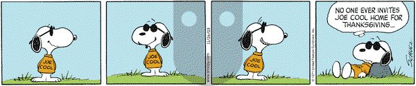 Peanuts on Wednesday November 26, 2003 Comic Strip