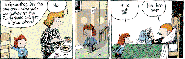 Cul de Sac on Monday February 3, 2014 Comic Strip