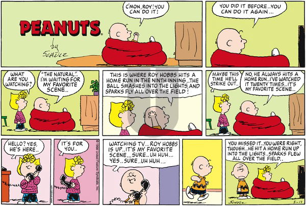Peanuts on Saturday August 21, 1999 Comic Strip