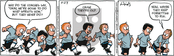 Cleats on Tuesday March 27, 2007 Comic Strip
