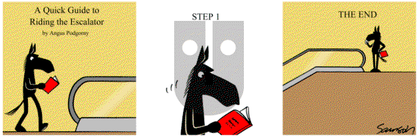 Dark Side of the Horse on Monday July 21, 2014 Comic Strip