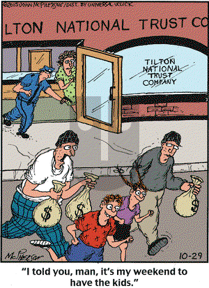 Close to Home on Thursday October 29, 2015 Comic Strip