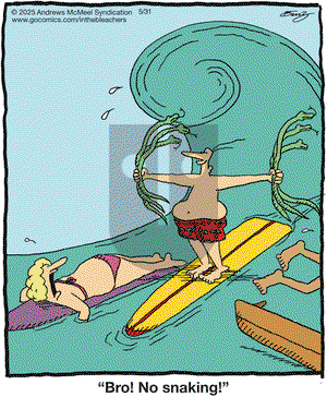 In the Bleachers on Saturday May 31, 2025 Comic Strip