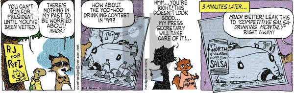 Over the Hedge on Monday January 7, 2008 Comic Strip