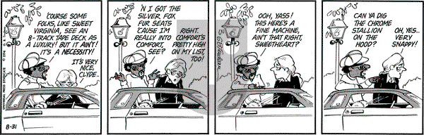 Doonesbury on Saturday August 31, 1974 Comic Strip
