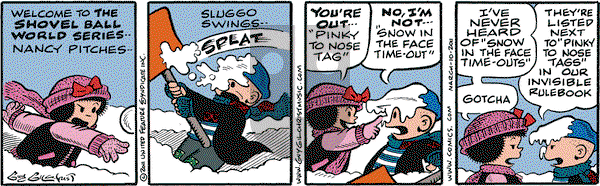 Nancy on Thursday March 10, 2011 Comic Strip