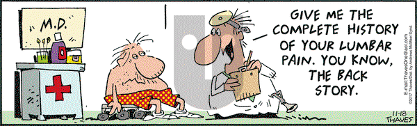 Frank and Ernest on Saturday November 18, 2017 Comic Strip