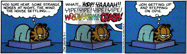 Garfield on Tuesday December 5, 1995 Comic Strip