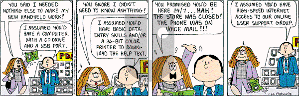 Cathy Classics - Tuesday January 22, 2002 Comic Strip