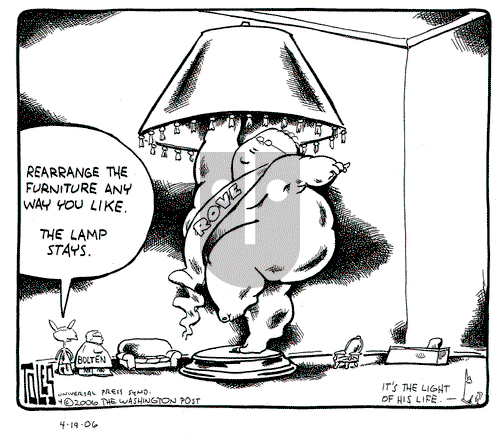 Tom Toles on Wednesday April 19, 2006 Comic Strip