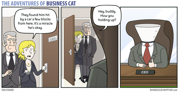 The Adventures of Business Cat - Monday October 3, 2016 Comic Strip