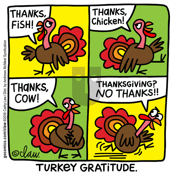 Claw on Wednesday November 27, 2019 Comic Strip