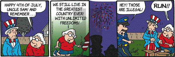 Lola on Thursday July 4, 2019 Comic Strip