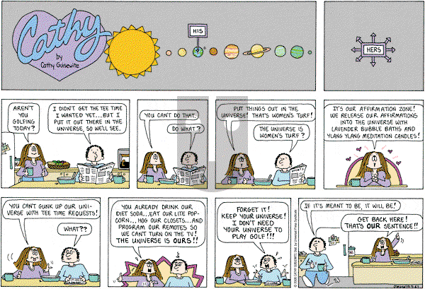 Cathy Classics - Sunday April 27, 2008 Comic Strip