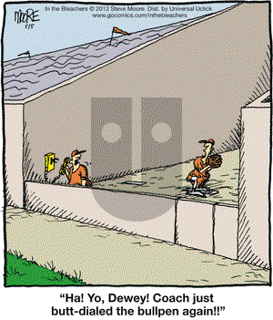 In the Bleachers on Saturday May 5, 2012 Comic Strip