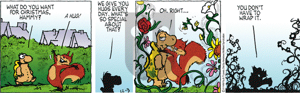 Over the Hedge on Tuesday December 3, 2019 Comic Strip