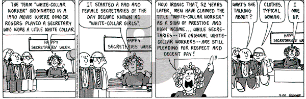 Cathy Classics on Monday April 20, 1992 Comic Strip
