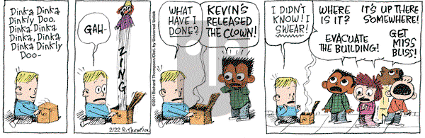 Cul de Sac on Tuesday February 22, 2011 Comic Strip